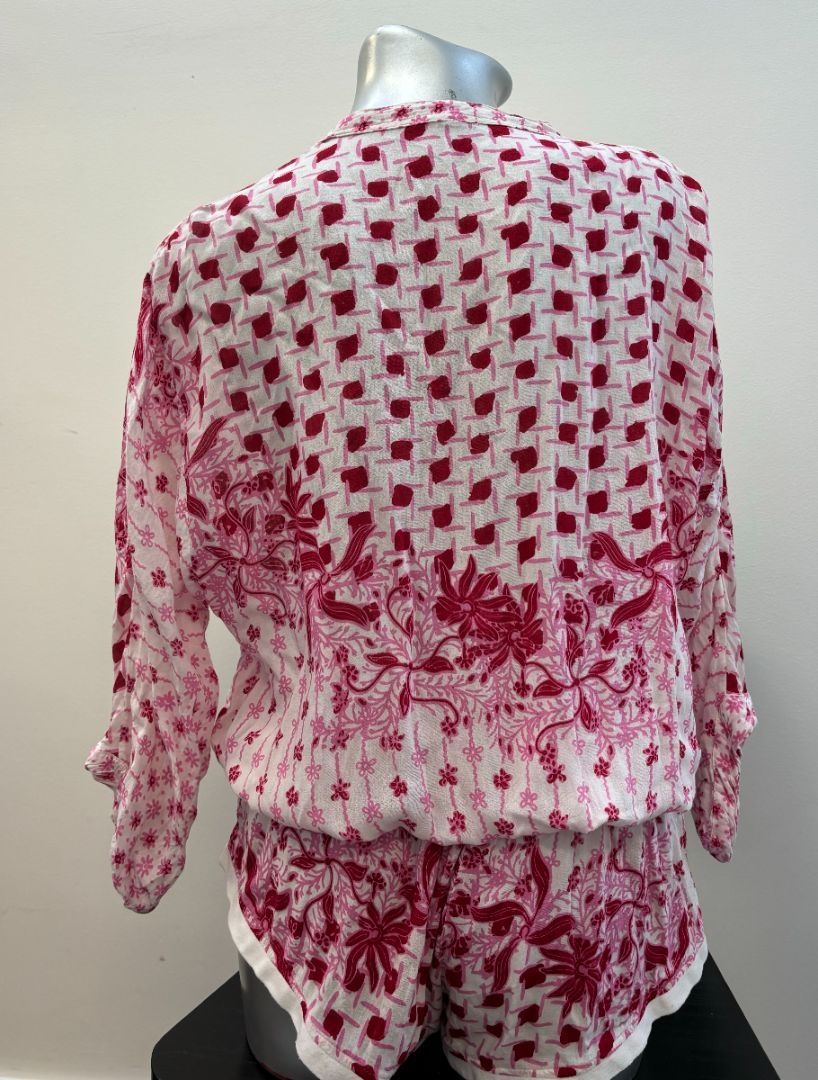 POUPETTE ST BARTH - sleeved short romper