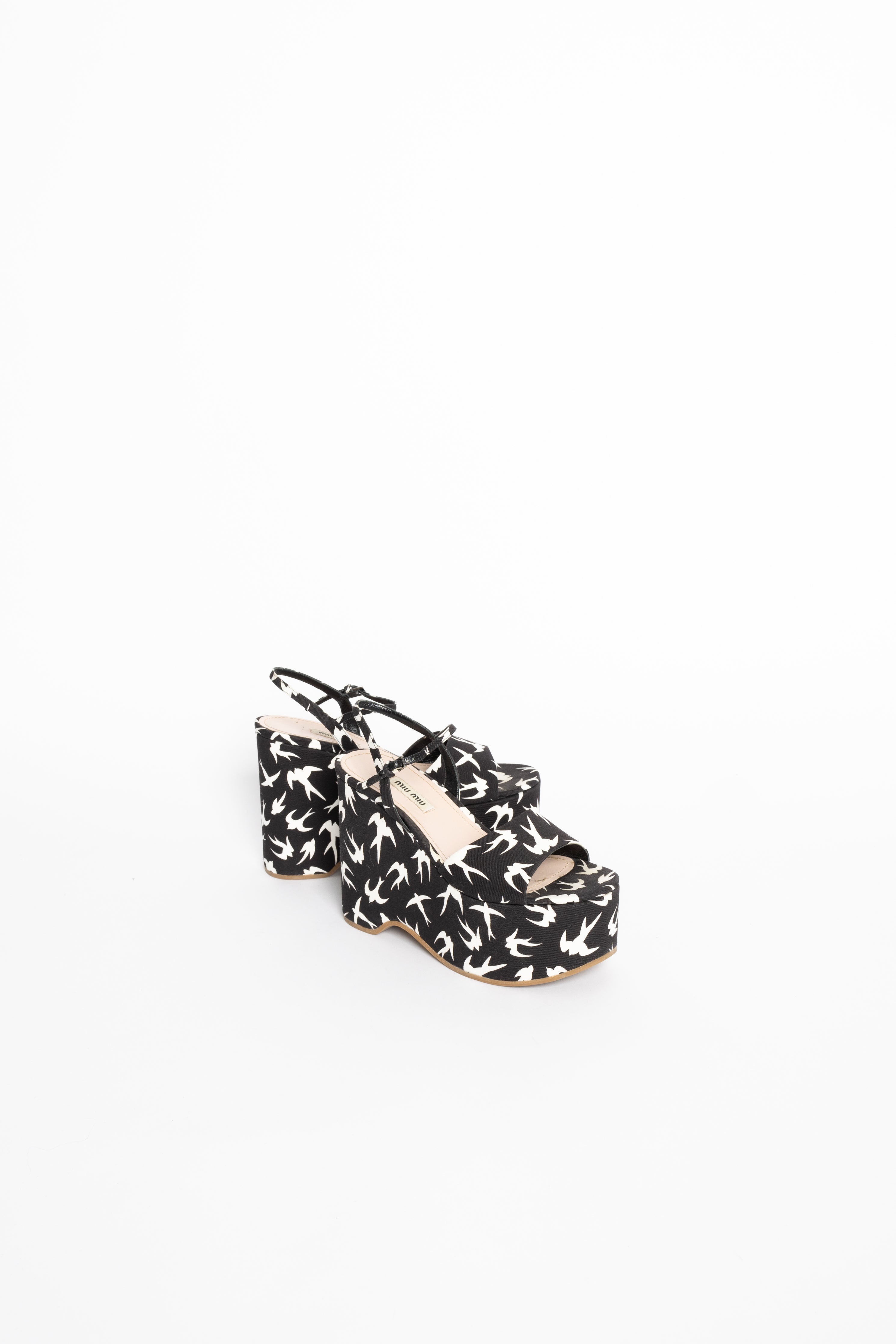 NWB Miu Miu Wedge Sandal