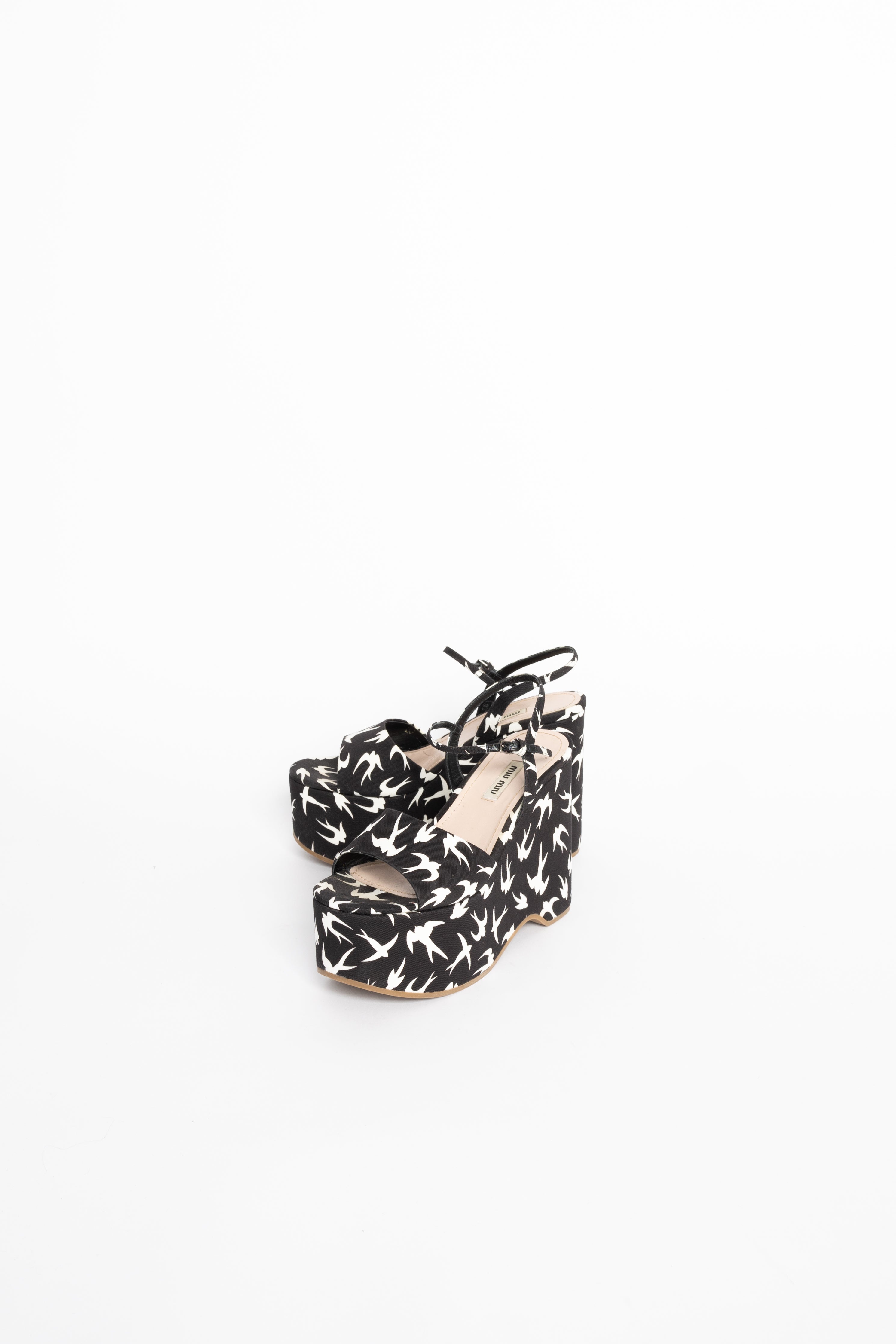 NWB Miu Miu Wedge Sandal