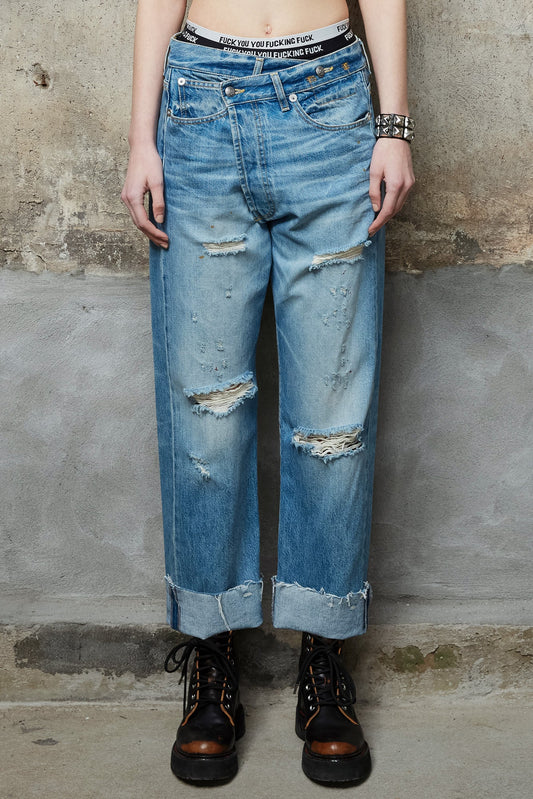 R13 Crossover Jeans