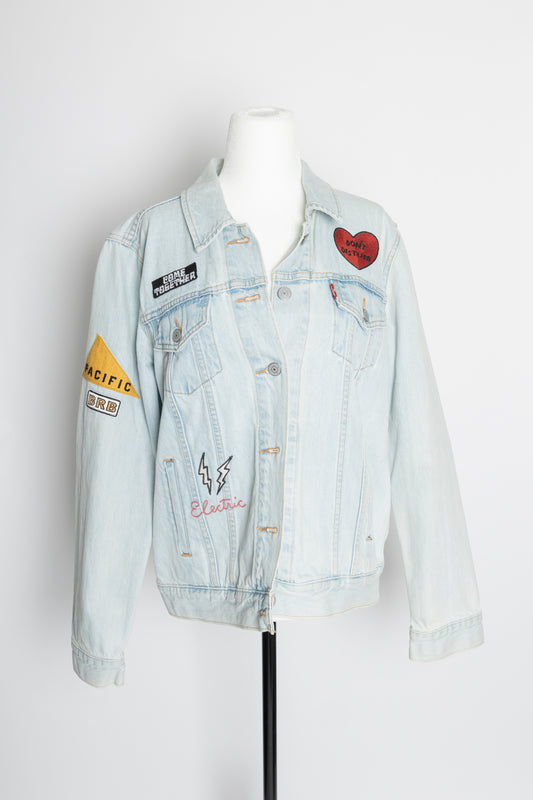 Levis Patchwork Denim Jacket