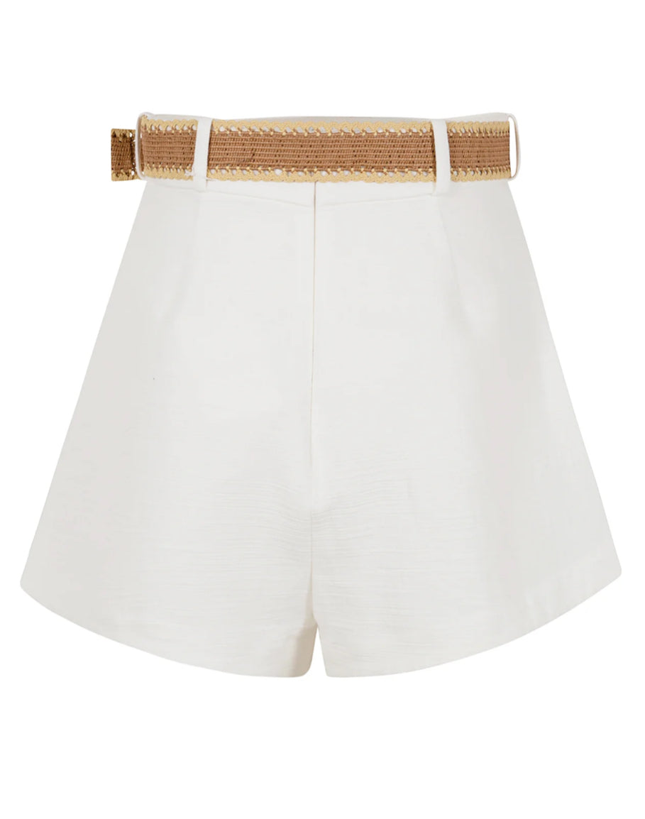 Zimmermann - Acacia Tuck high-Rise Shorts