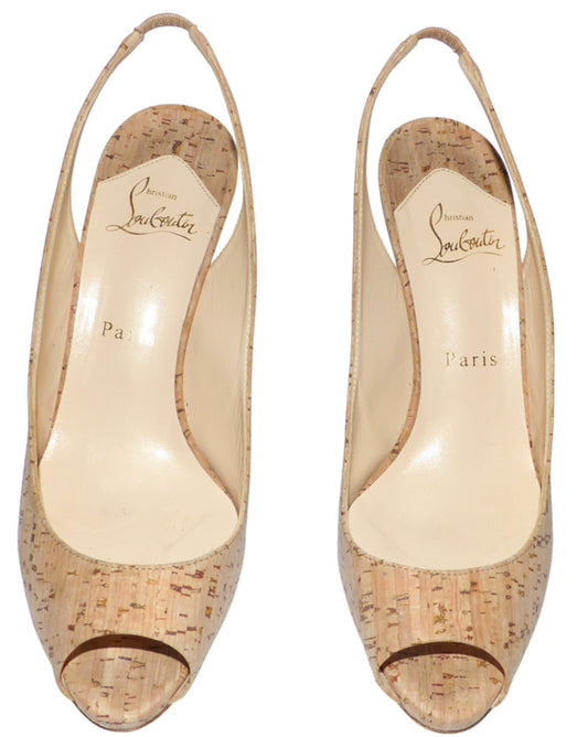 CHRISTIAN LOUBOUTIN
Cork No Prive 120 Pumps 40