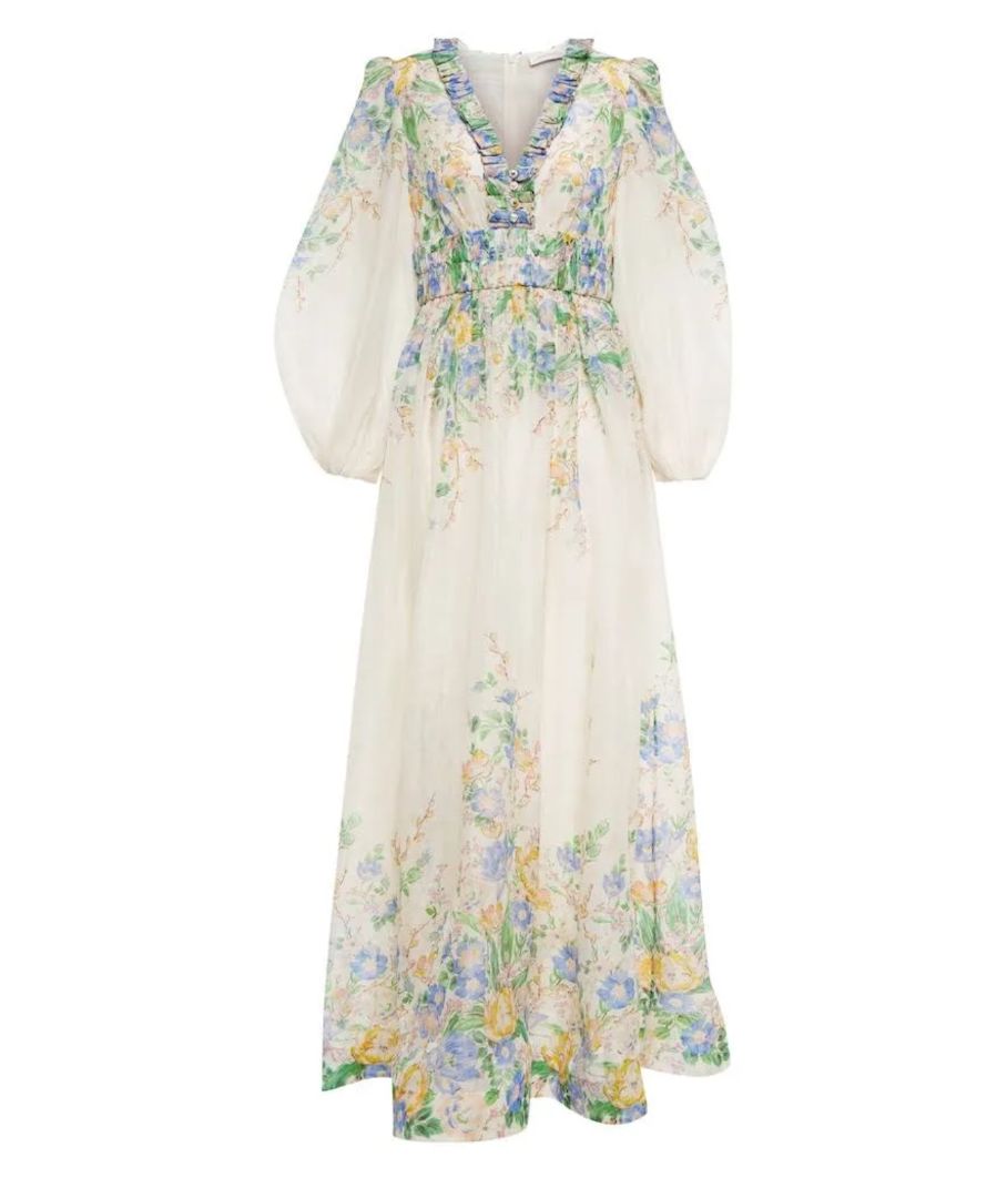 ZIMMERMANN Floral Organza Dress