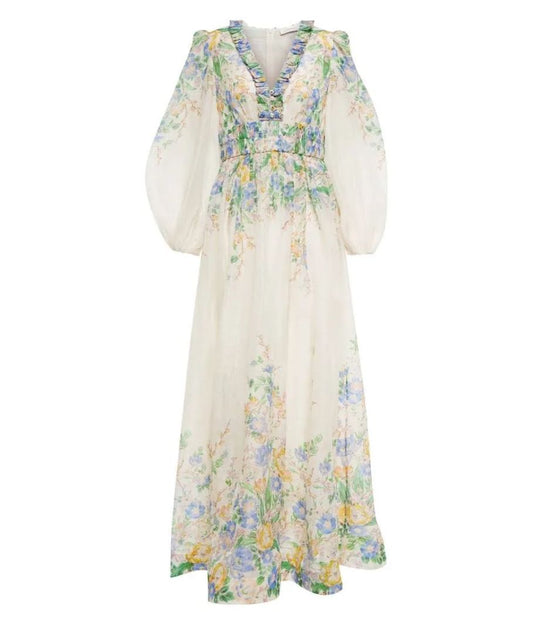 ZIMMERMANN Floral Organza Dress