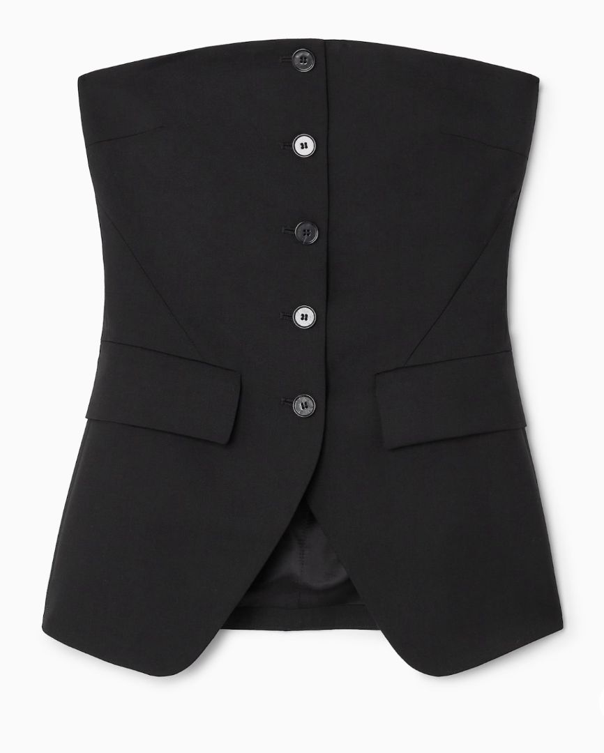 COS - TAILORED WAISTCOAT BUSTIER