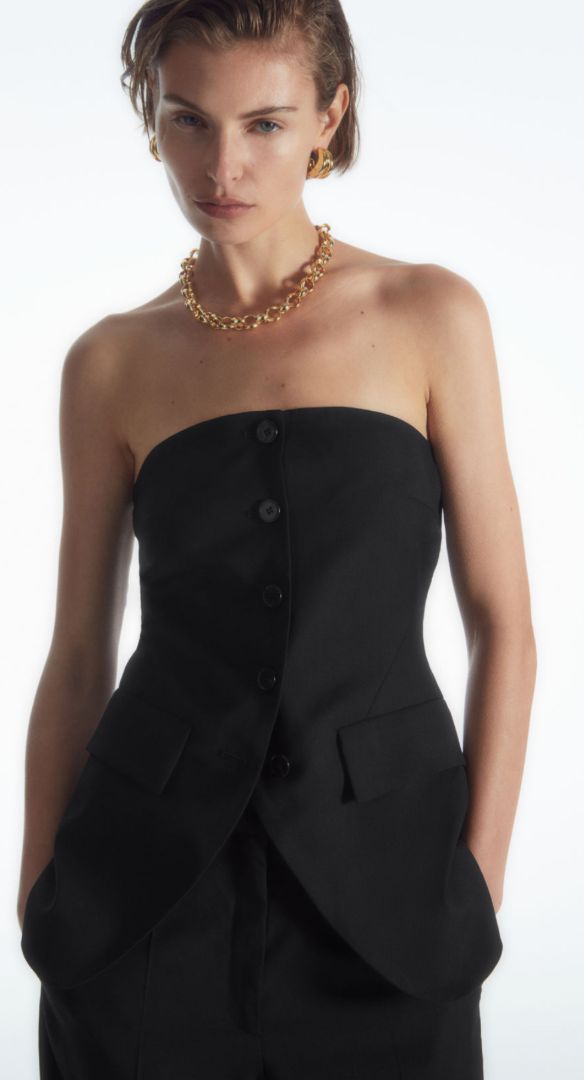 COS - TAILORED WAISTCOAT BUSTIER