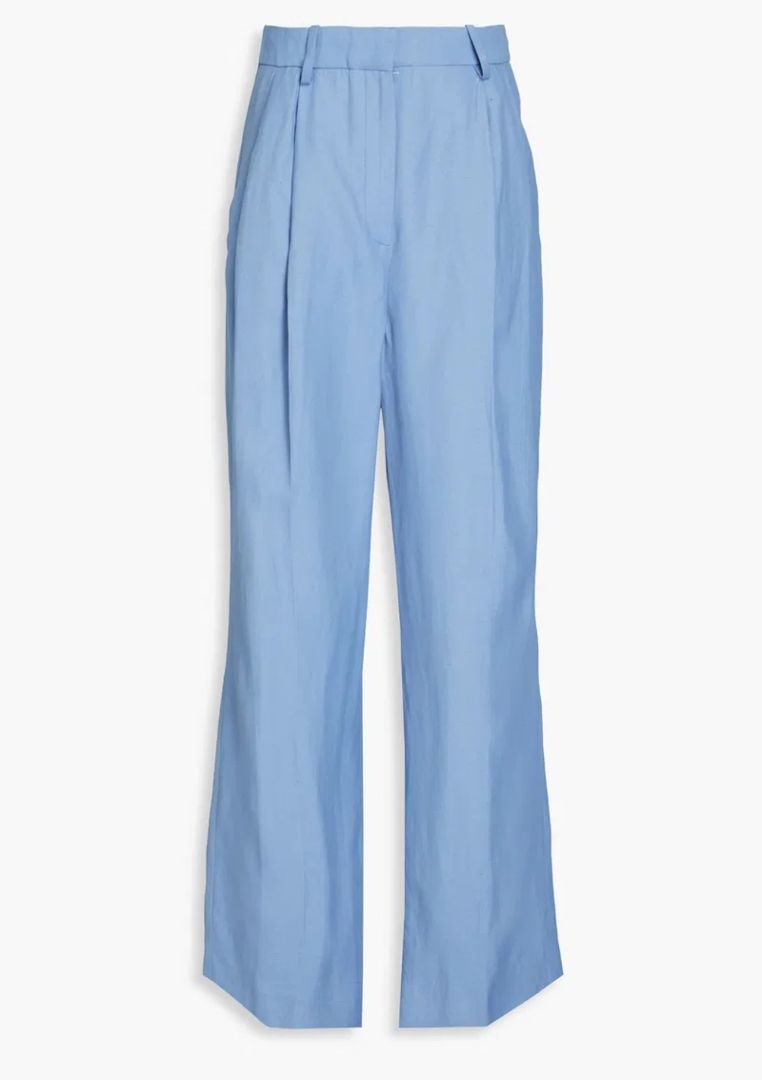 LouLou Studio - Pleated Twill Wide-Leg Pants