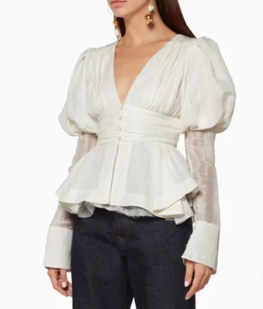 Aje - Ruffle Palpara Top