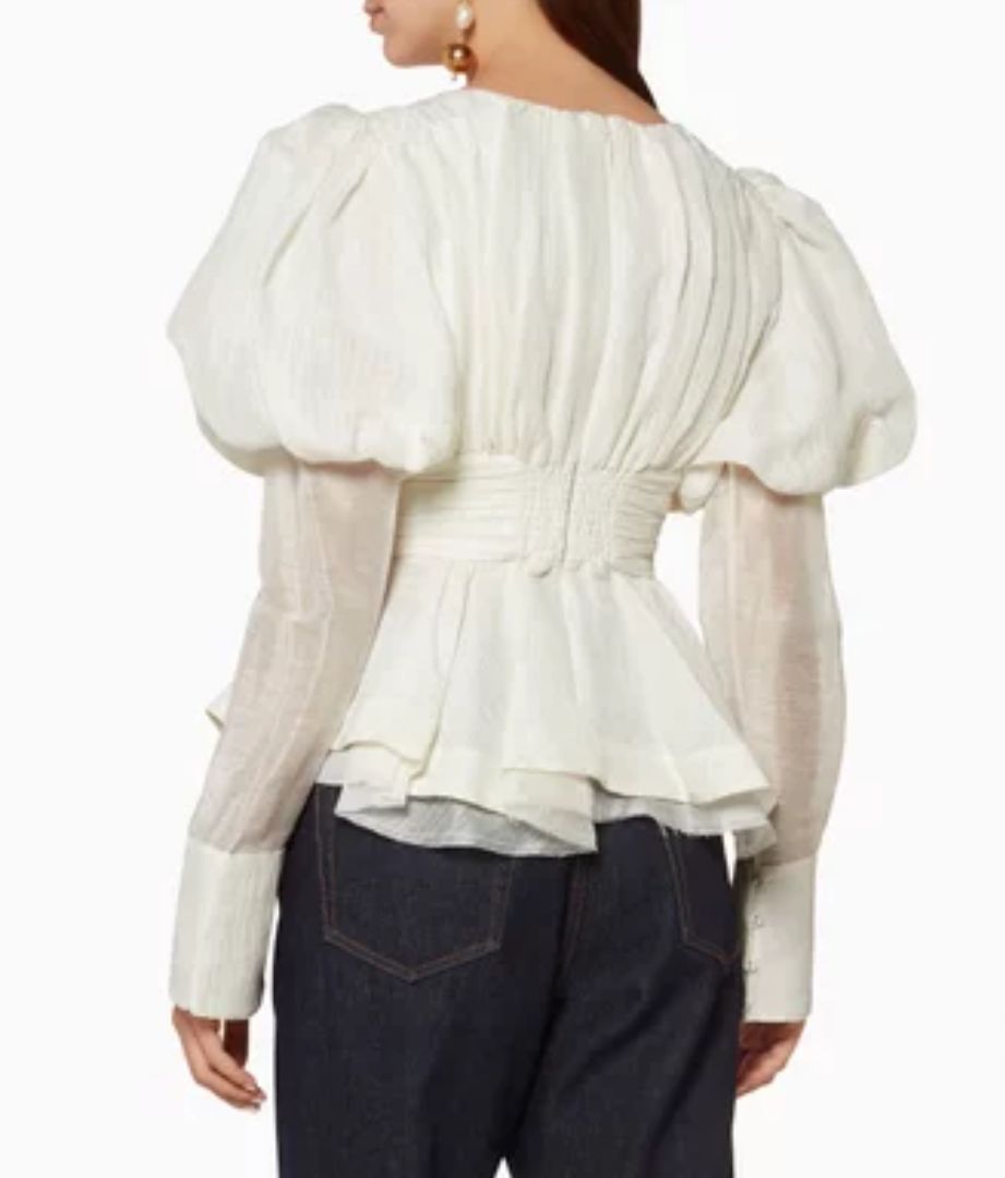 Aje - Ruffle Palpara Top