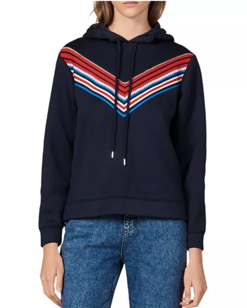 SANDRO - KYLE HOODED SWEATSHIRT