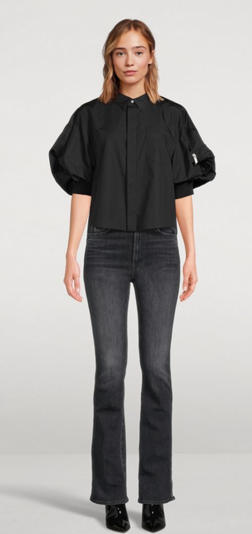 MOTHER - High-Waisted Smokin' Double Heel Jeans