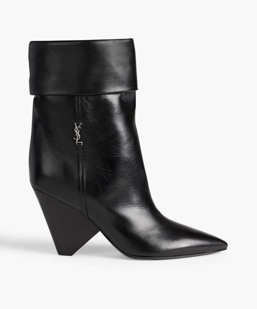 Saint Laurent - Liz 85 leather ankle boots