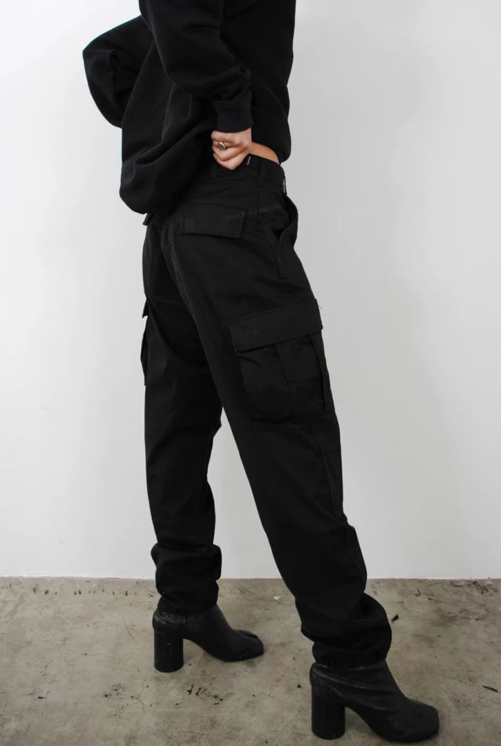 LOCAL EUROPEAN - black cargo pants