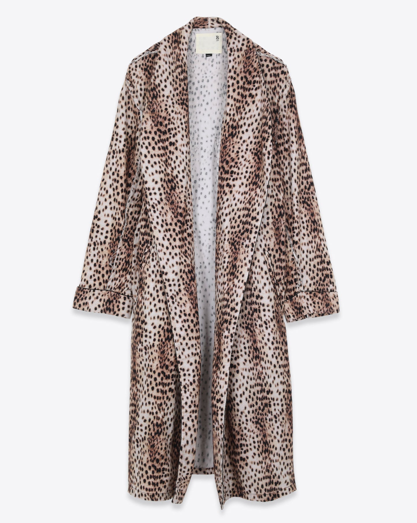 R13 Cheetah Robe