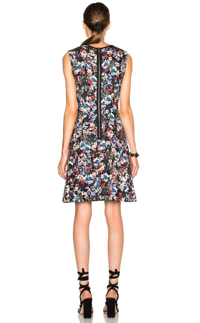 ERDEM - A-line Floral Print Sleeveless Dress