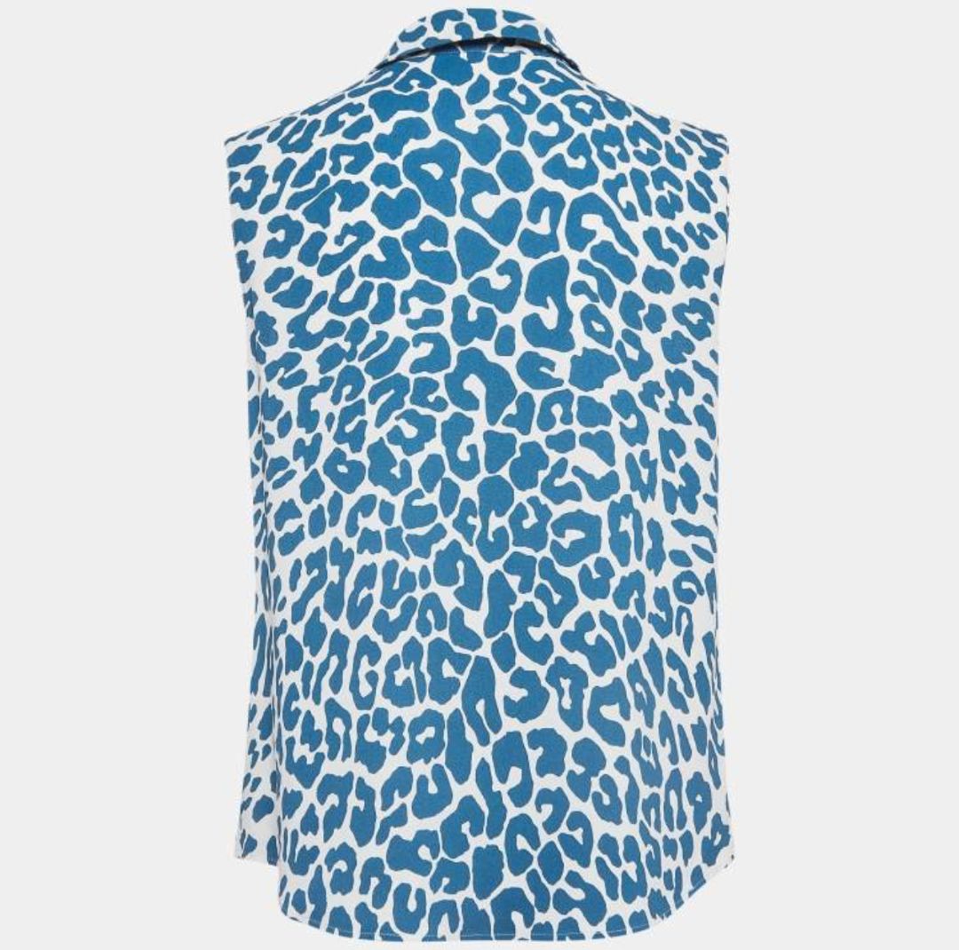 MIU MIU - Crepe Button-up Sleeveless Blouse