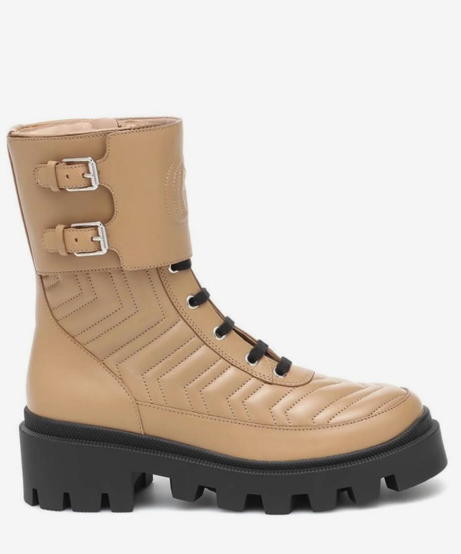 GUCCI - Frances Combat Boots