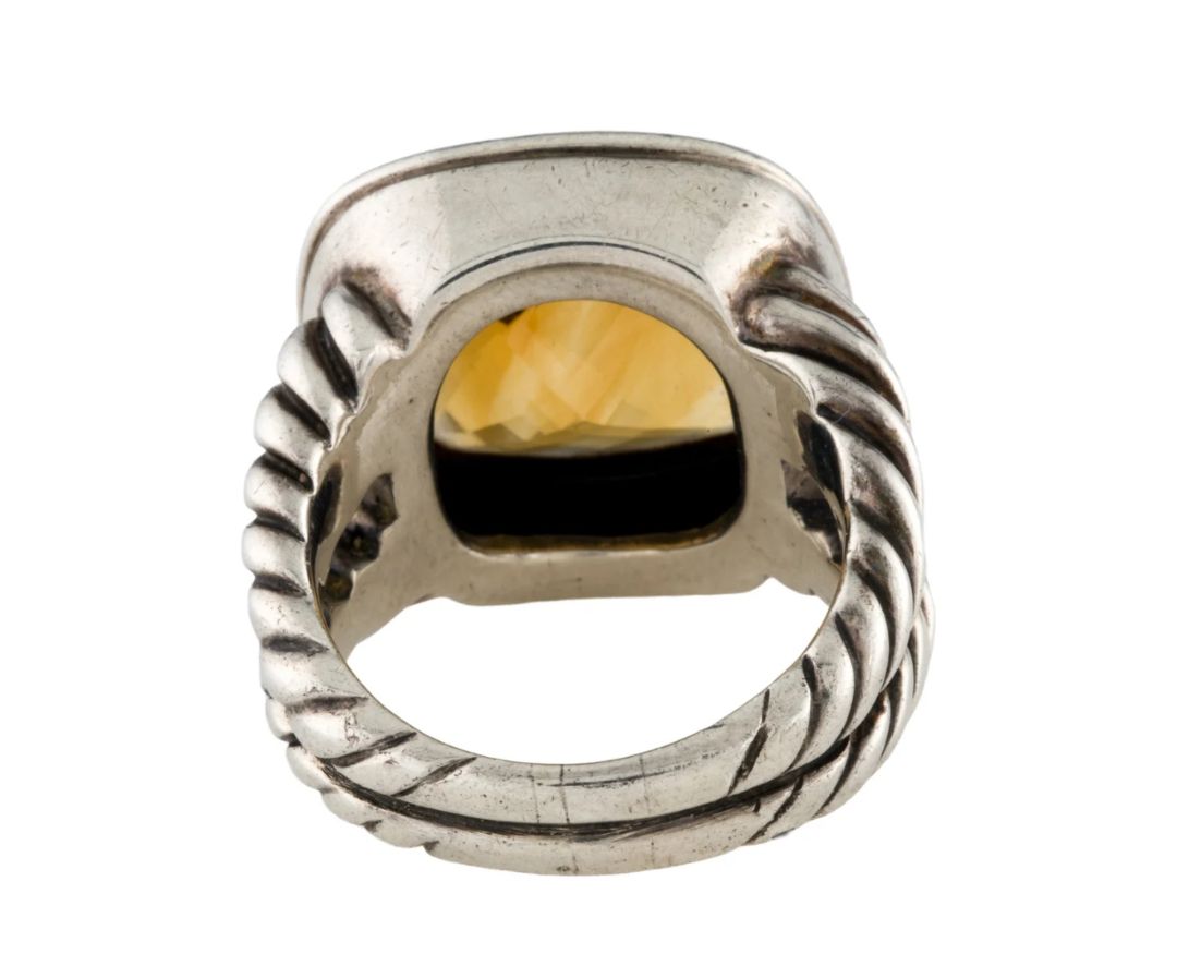 David Yurman - Citrine Albion Sterling Silver Ring