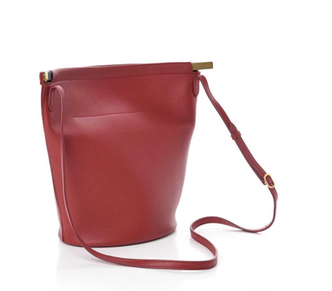 Celine - Smooth Calfskin Clasp Bucket Bag