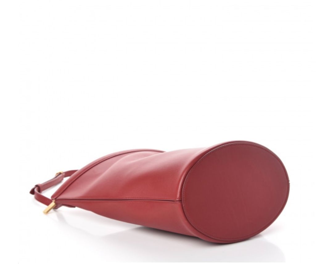 Celine - Smooth Calfskin Clasp Bucket Bag