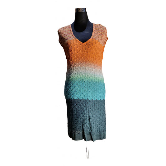 Missoni Sleeveless Crochet Mini Dress