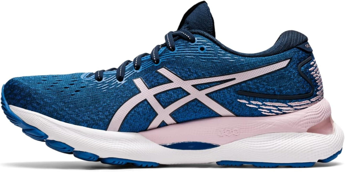 ASICS blue/pink runners