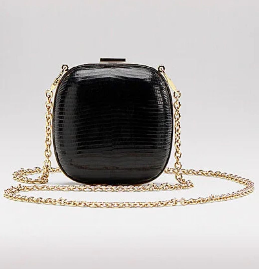 GUCCI - Vintage Box Evening Bag with Chain,