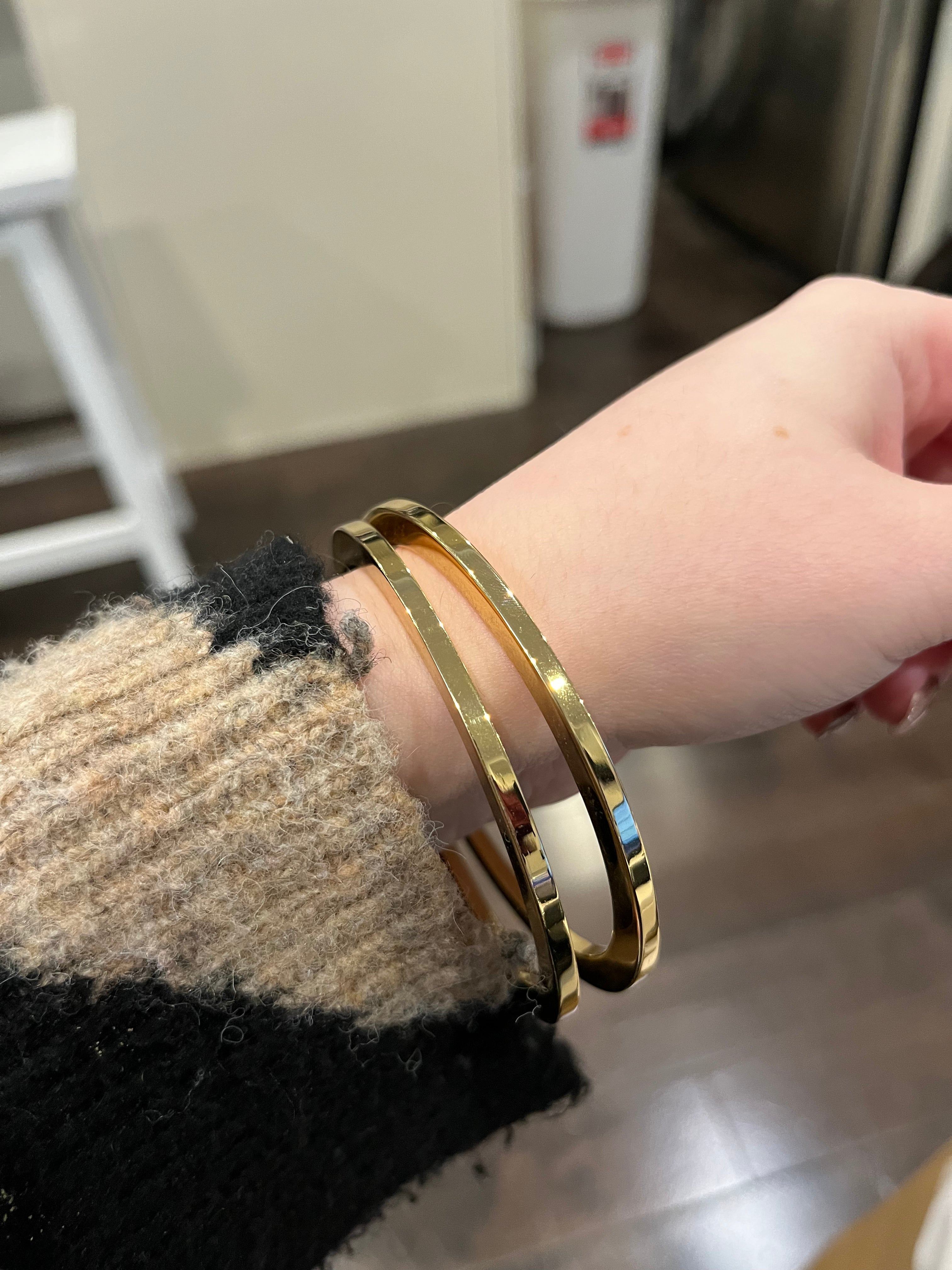 Jennifer Fisher Gold Bangle Bracelets