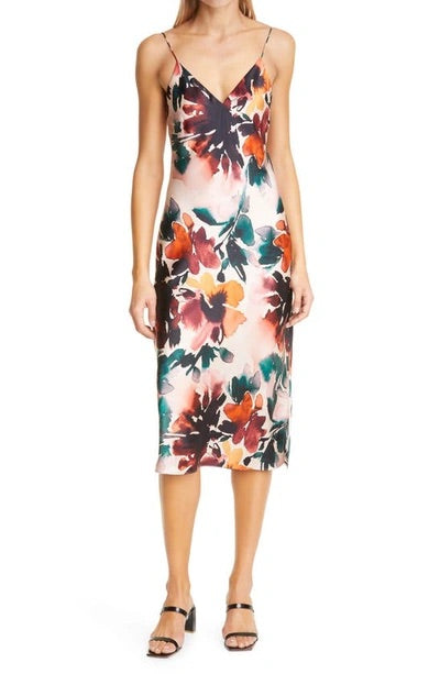 CAMI NYC floral print slip dress