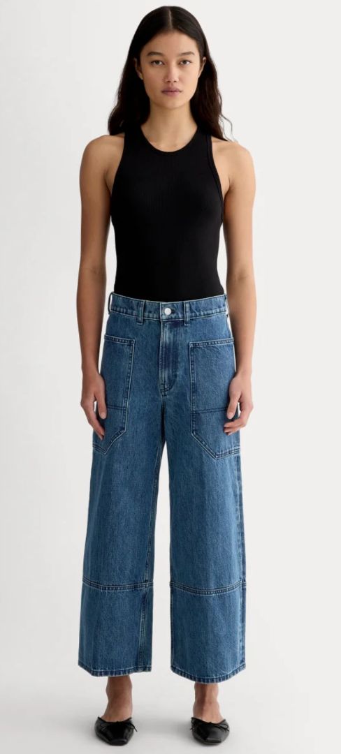 Everlane - The Way High Gardener Cropped Jean