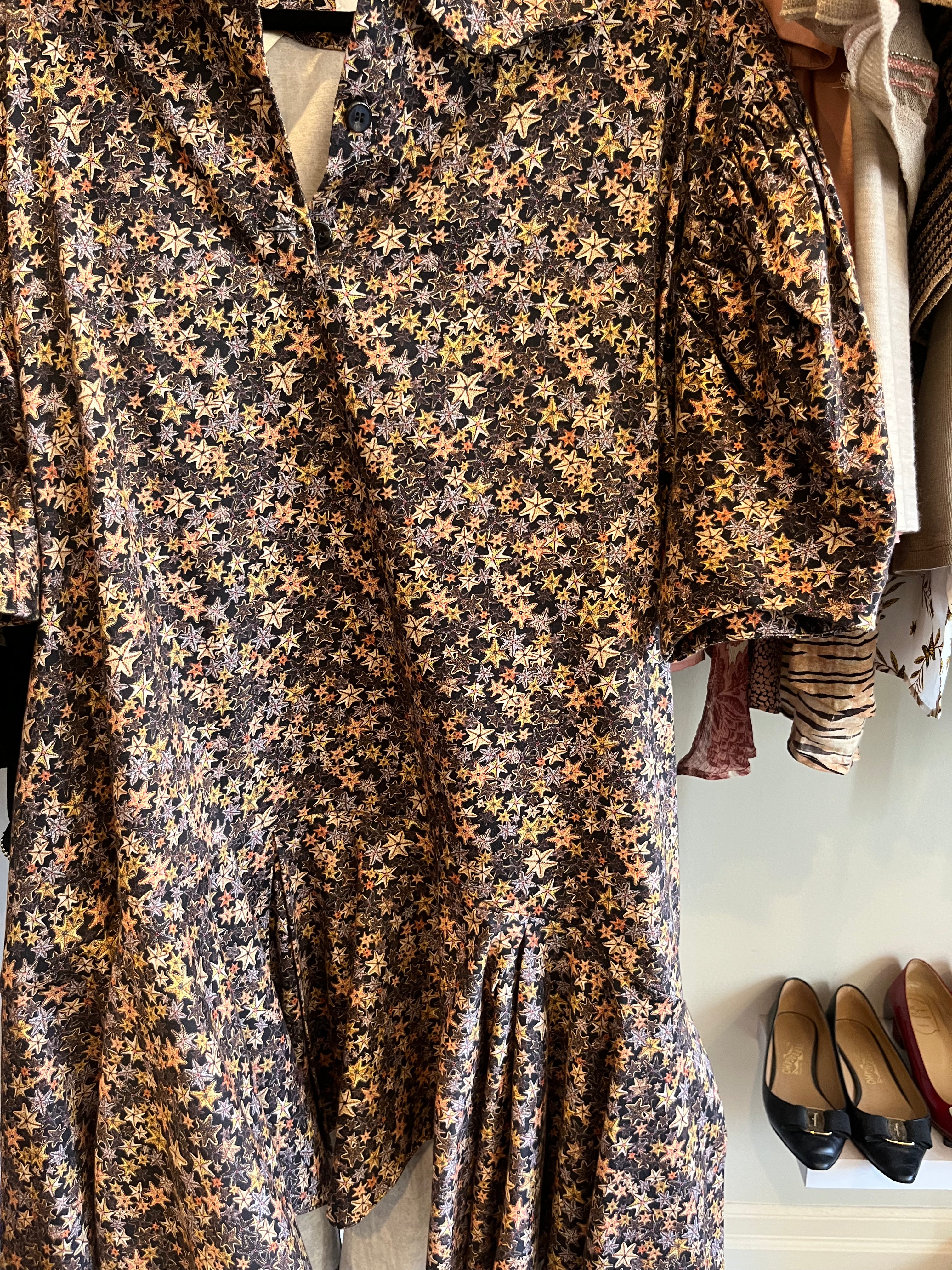 KIKA VARGAS starfish midi dress