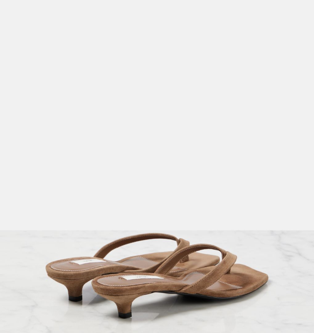 TOTEME - Suede Thong Sandals