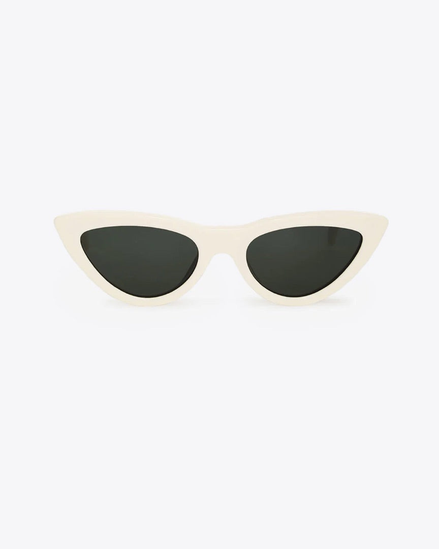 ANINE BING white cat eye sunglasses
