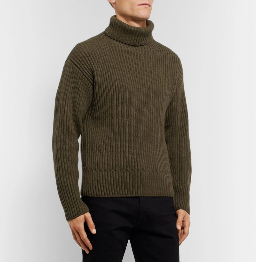 Tom Ford -  Cashmere Ribbed Turtleneck Sweater