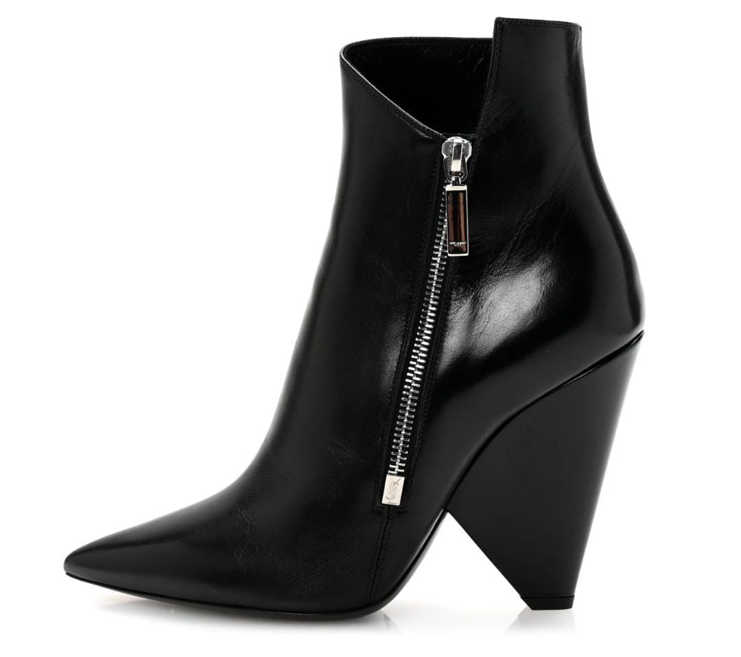 Saint Laurent  - Niki 85 Wedge Bootie