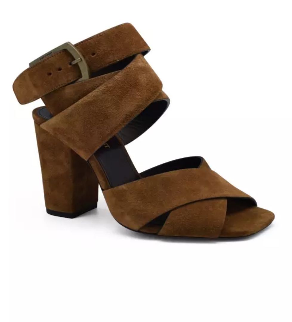 Saint Laurent - Suede Oak Sandals