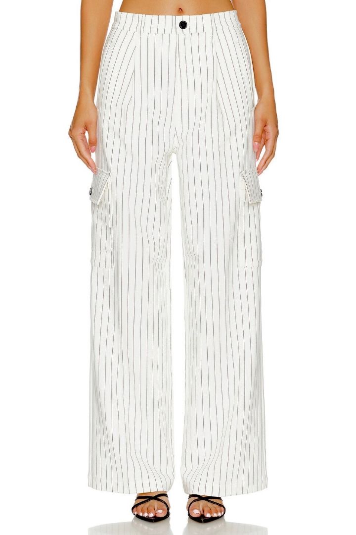 Pistola - Brynn le blanc pinstripe pants