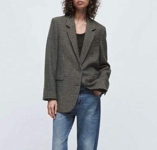 Zara - houndstooth blazer
