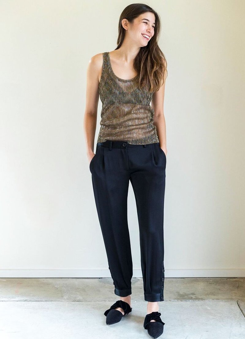 Nili Lotan - Bertina Hammered Trouser