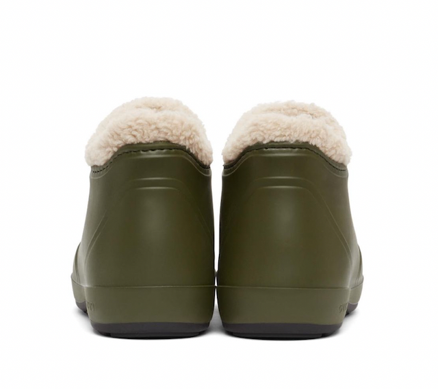 Gucci Shearling Lined Rubber Ankle Boots