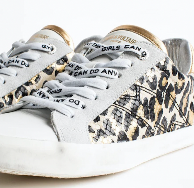 Zadig & Voltaire Leopard Sneakers