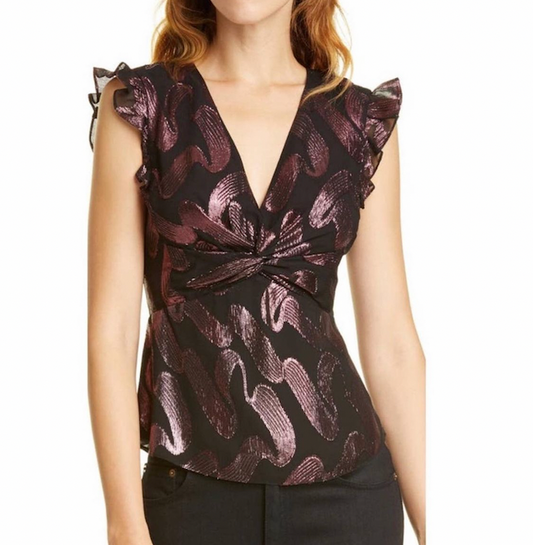 NEW Rebecca Lurex Top