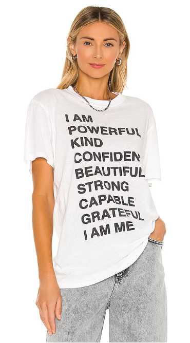 Anine Bing I Am Powerful Tee