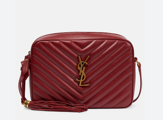 YSL Lou camera bag in red