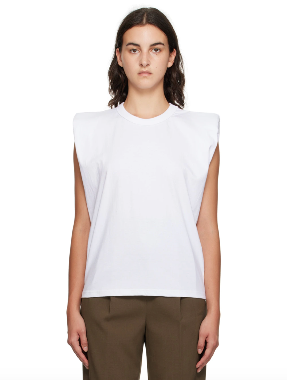 The Frankie Shop Tank with Shoulder Pads