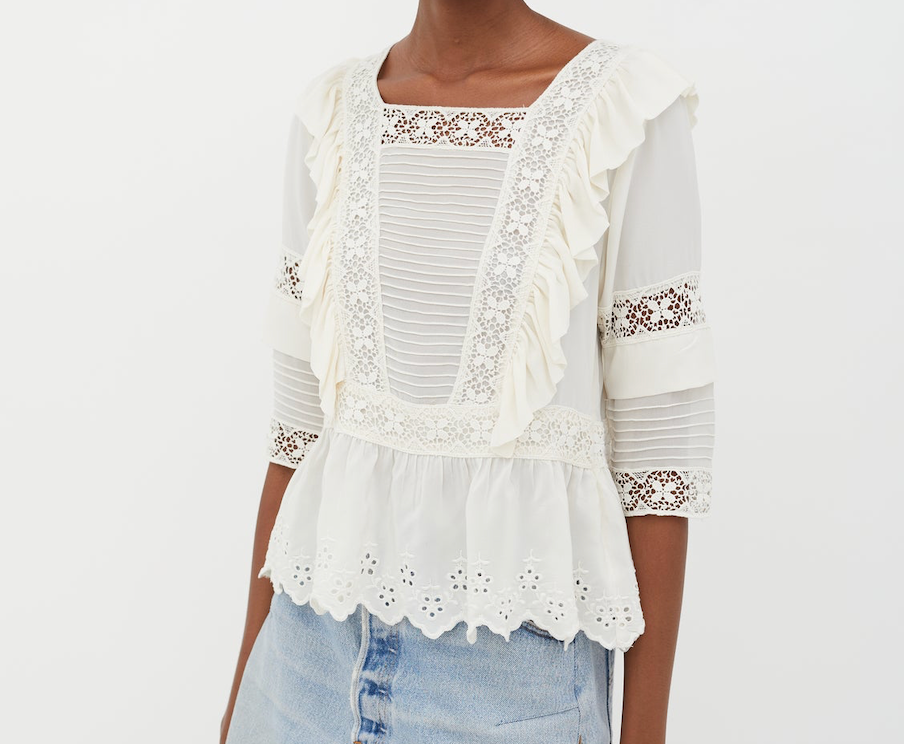 Ulla Johnson Crochet Top Shop Cares Closet