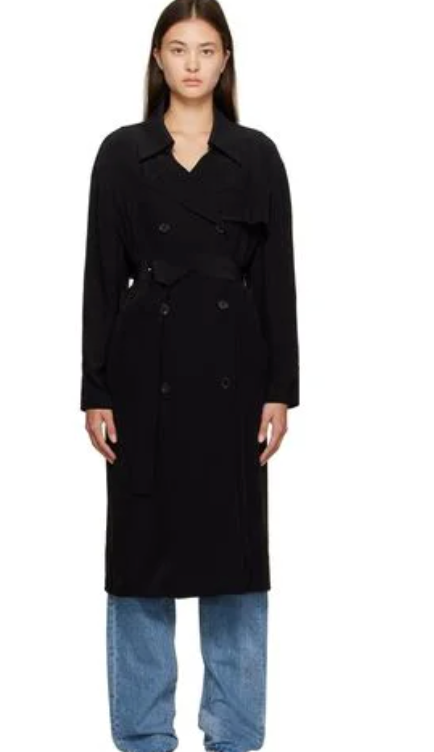 THEORY Midi Trench Coat