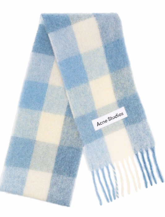 ACNE blue scarf