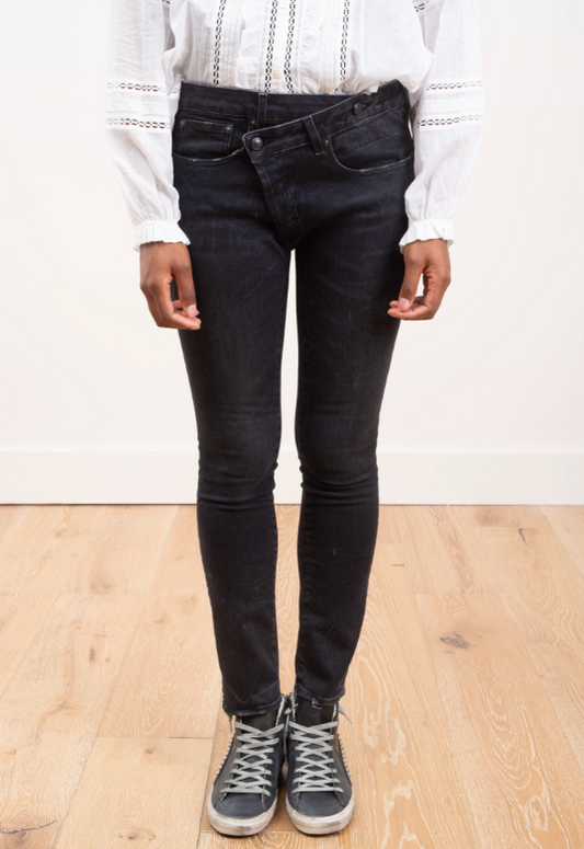 R13 crossover skinny jeans